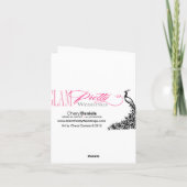 Las Vegas Chanceux en amour Merci noir/or (Dos)