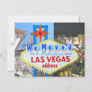 Las Vegas Change of Address Aankondiging