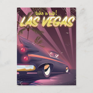 Las Vegas Classic autorisatieposter Briefkaart