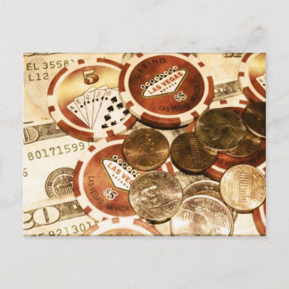 Las Vegas Currency Briefkaart