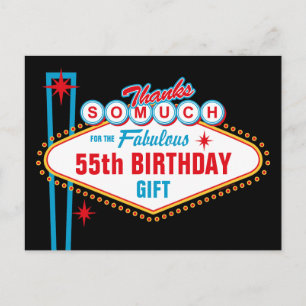 Las Vegas Custom Bedankt Briefkaart