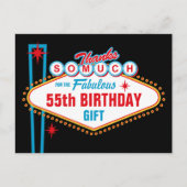 Las Vegas Custom Bedankt Briefkaart (Voorkant)