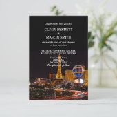 Las Vegas Destination Mariage Invitation (Debout devant)