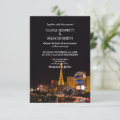 Las Vegas Destination Mariage Invitation (Debout devant)