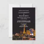 Las Vegas Destination Mariage Invitation<br><div class="desc">VIVA LAS VEGAS ! ! Invitation Mariage Destination Las Vegas. Conception simple mais élégante d'invitation de mariage. La conception comporte les noms dans une police de script élégante. Peut être customisé à vos couleurs mariages pour le texte et l'arrière - plan. Des graphiques, des photos ou des monogrammes peuvent être...</div>