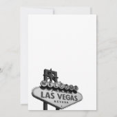 Las Vegas Destination Wedding Invitation Kaart (Achterkant)