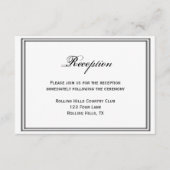 Las Vegas Destination Wedding Reception Informatiekaartje (Voorkant)