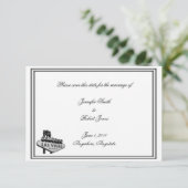 Las Vegas Destination Wedding Save the Date (Staand voorkant)