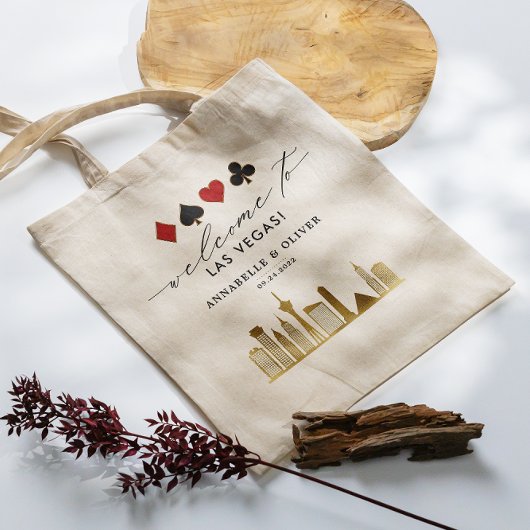 Las Vegas Destination Wedding Welcome Tote Bag