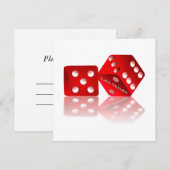 Las Vegas Dice Kaart (Voorkant / Achterkant)