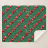 Las Vegas Dice op Craps Table Sherpa Deken (Voorkant (horizontaal))