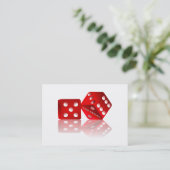 Las Vegas Dice Visitekaartje (Staand voorkant)