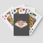 Las Vegas Dirty Birthday Party Custom Matching  Pokerkaarten (Achterkant)