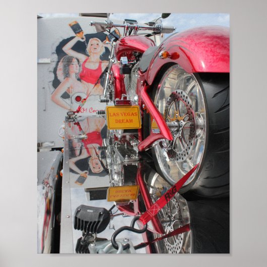 Las Vegas Dream Bike Poster (Voorkant)