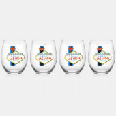 Las Vegas Drinkware Set Wijnglas Zonder Voet (Voorkant)