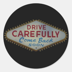 Las Vegas Drive zorgvuldig sticker