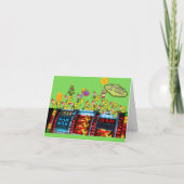 Las Vegas Elves Merry-kerstkaarten Bedankkaart (Voorkant)