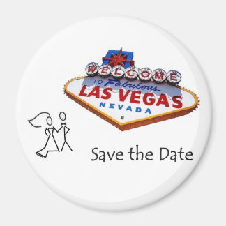 Las Vegas Enregistrer la date B&G Magnet