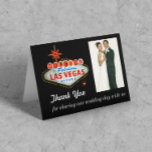 Las Vegas épousant des cartes photos de Merci<br><div class="desc">Veuillez le personnaliser avec votre photo de mariage ou customisez-le plus loin si vous devez changer la disposition,  police,  couleur de police,  taille de la police. Fait un grand souvenir pour votre famille,  amis et invités. Merci pour le visionnement.</div>