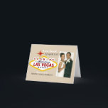 Las Vegas épousant des cartes photos de Merci<br><div class="desc">Veuillez le personnaliser avec votre photo de mariage ou customisez-le plus loin si vous devez changer la disposition,  police,  couleur de police,  taille de la police. Fait un grand souvenir pour votre famille,  amis et invités. Merci pour le visionnement.</div>