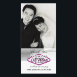 Las Vegas épousant le carte photo de Merci (rose)<br><div class="desc">Veuillez le personnaliser avec votre propres photo et texte, ou customisez-le plus loin si vous devez changer la disposition, police, couleur de police, la taille de la police. .etc. Ce modèle de couleurs de roses indien (fuschia) est fait sous la demande du client, si vous avez besoin de l'autre modèle...</div>