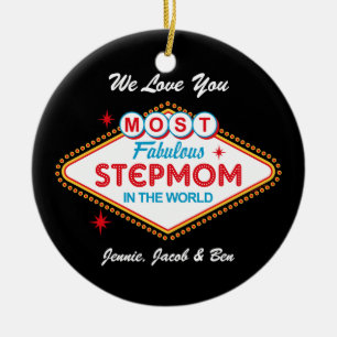 Las Vegas Fabulous Step Ma Persoonlijke versiering Keramisch Ornament