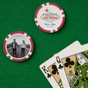 Las Vegas Favor Geschenk Welkom Bord Rode Pokerchi Poker Chips