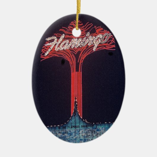 Las Vegas Flamingo Hotel Keramisch Ornament (Voorkant)