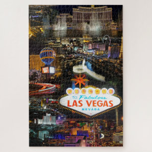 Las Vegas Fotocollage Moeilijke puzzel