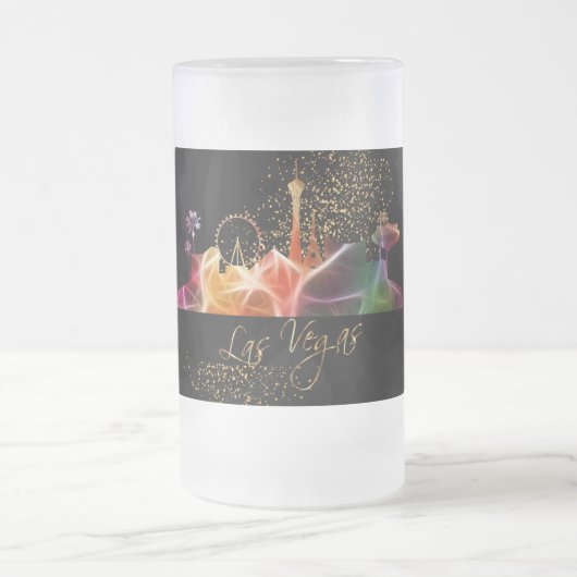 Las Vegas Fun - Sjabloon Matglas Bierpul (Center)