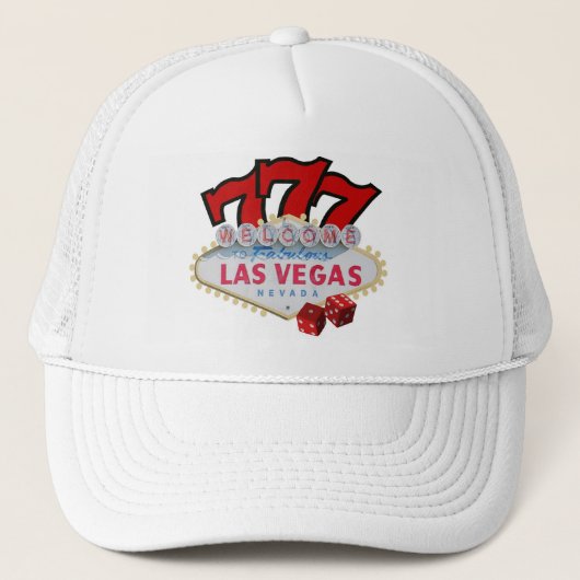 Las Vegas Gambler's Lucky Casquette (Devant)