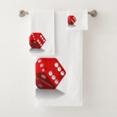 Las Vegas Gambling Craps Dice Bad Handdoek (Insitu)