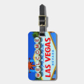 Las Vegas Gepersonaliseerd Bagagelabel (Voorkant verticaal)