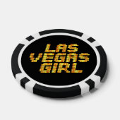 Las Vegas Girl Poker Chips (Enkel)