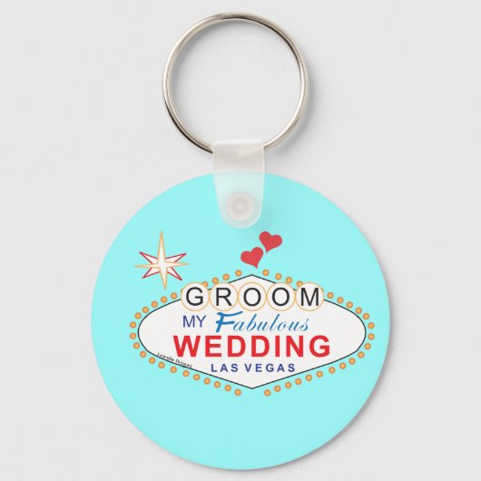 Las Vegas Groom Sleutelhanger (Voorkant)