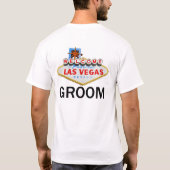 Las Vegas Groom Wedding Shirt (Achterkant)