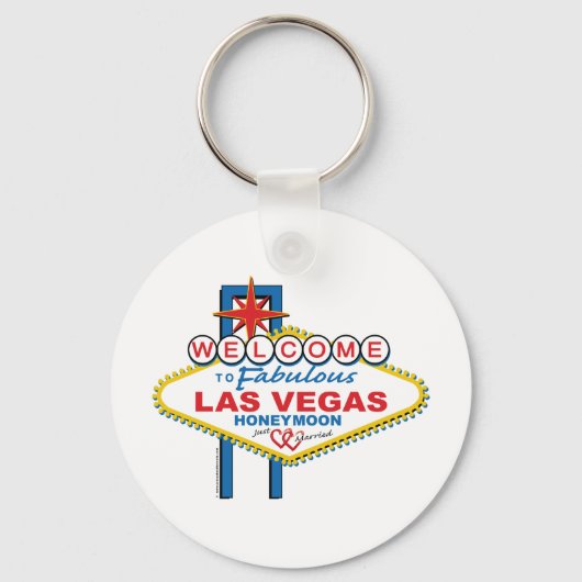 Las Vegas Honeymoon Sleutelhanger (Voorkant)