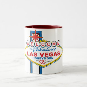 Las Vegas Honeymoon Tweekleurige Koffiemok