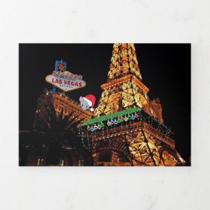 Las Vegas Hotel & Casino Trifold Letter Kaart