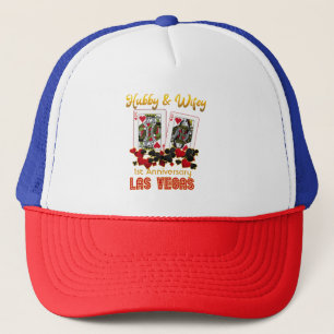 Las Vegas Hubby Wifey Wedding Jubileum Trucker Pet