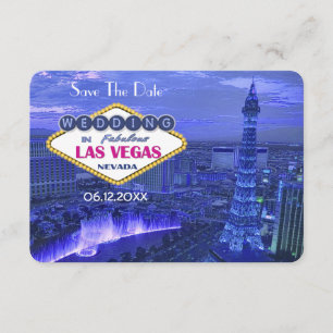 Las Vegas Huwelijk - Bewaar de Datum Kaart