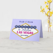 Las Vegas - Huwelijk Kaart (Gele Bloem)