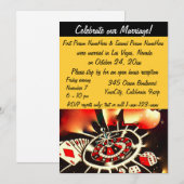 Las Vegas Huwelijksfeest Kaart (Voorkant / Achterkant)