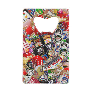 Las Vegas Icons - Gamblers Delight Kredietkaart Flessenopener