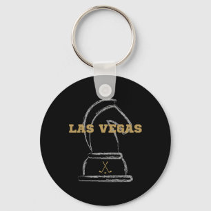 Las Vegas IJshockey Sportteam Gouden Nieuwigheid B Sleutelhanger