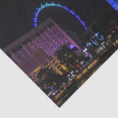 Las Vegas in de nacht Skyline Tissuepapier (Detail)