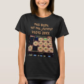 Las Vegas Jackpot Meisjesuitstap Naam & Foto T-shirt (Voorkant)