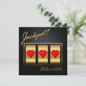 Las Vegas Jackpot Save the Date (Staand voorkant)