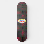 Las Vegas Kaart Suits Gray Skateboard (Voorkant)