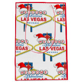 Las Vegas Kerst Gift Bag Medium Cadeauzakje (Voorkant)